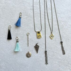 Brighton silver necklace and amulet bundle